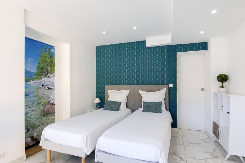 Studio Tout Confort Avec Parking Et Terrasse A Eze Village Kültér fotó