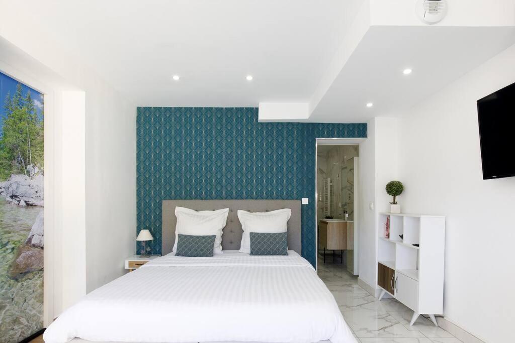 Studio Tout Confort Avec Parking Et Terrasse A Eze Village Kültér fotó